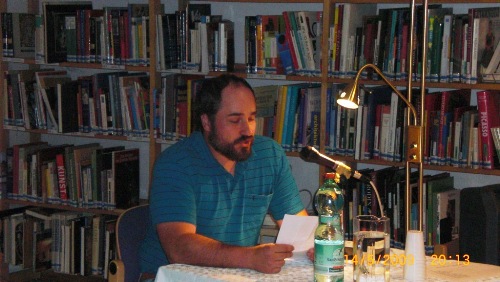 Peter bei der Natur-pur Lesung