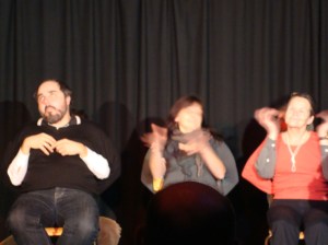 Diesmal waren die Graukos sogar im Bühneneinsatz